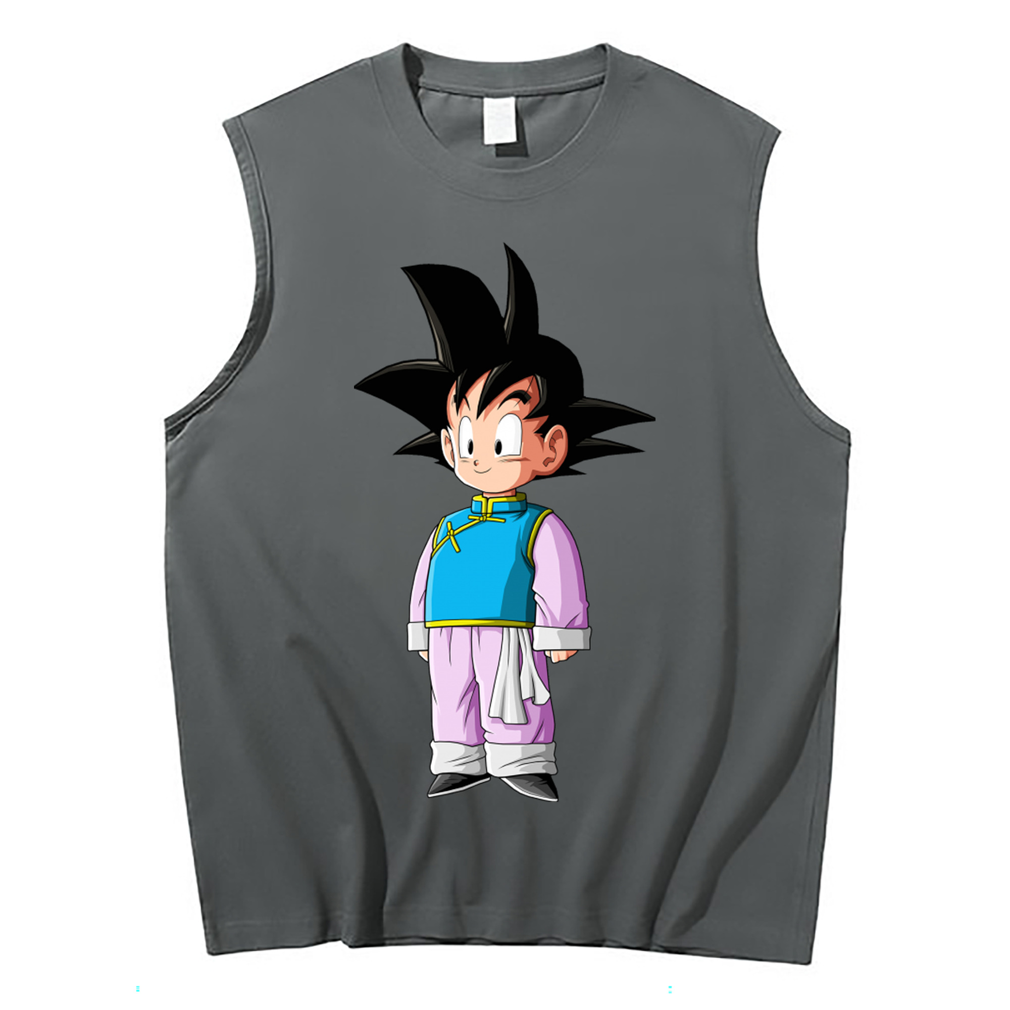 （画像用） ドラゴンボール 孫悟空（そん ごくう）Son Goku カカロット DRAGON BALL Kakarotto コットン100％タンクトップ（フロントプリント）